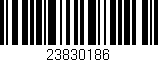 Código de barras (EAN, GTIN, SKU, ISBN): '23830186'