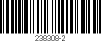 Código de barras (EAN, GTIN, SKU, ISBN): '238308-2'