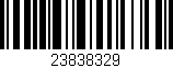 Código de barras (EAN, GTIN, SKU, ISBN): '23838329'
