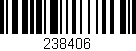 Código de barras (EAN, GTIN, SKU, ISBN): '238406'
