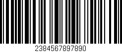 Código de barras (EAN, GTIN, SKU, ISBN): '2384567897890'