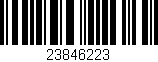 Código de barras (EAN, GTIN, SKU, ISBN): '23846223'