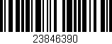 Código de barras (EAN, GTIN, SKU, ISBN): '23846390'