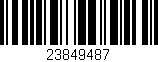 Código de barras (EAN, GTIN, SKU, ISBN): '23849487'