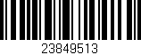 Código de barras (EAN, GTIN, SKU, ISBN): '23849513'