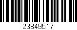 Código de barras (EAN, GTIN, SKU, ISBN): '23849517'