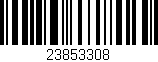 Código de barras (EAN, GTIN, SKU, ISBN): '23853308'