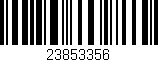 Código de barras (EAN, GTIN, SKU, ISBN): '23853356'