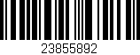 Código de barras (EAN, GTIN, SKU, ISBN): '23855892'