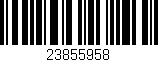 Código de barras (EAN, GTIN, SKU, ISBN): '23855958'