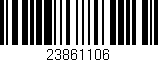 Código de barras (EAN, GTIN, SKU, ISBN): '23861106'
