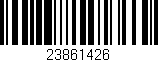 Código de barras (EAN, GTIN, SKU, ISBN): '23861426'