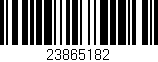 Código de barras (EAN, GTIN, SKU, ISBN): '23865182'