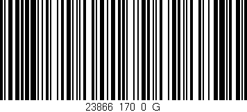 Código de barras (EAN, GTIN, SKU, ISBN): '23866_170_0_G'