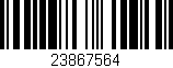 Código de barras (EAN, GTIN, SKU, ISBN): '23867564'