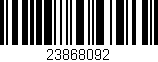 Código de barras (EAN, GTIN, SKU, ISBN): '23868092'