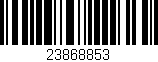 Código de barras (EAN, GTIN, SKU, ISBN): '23868853'