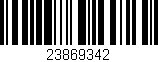 Código de barras (EAN, GTIN, SKU, ISBN): '23869342'
