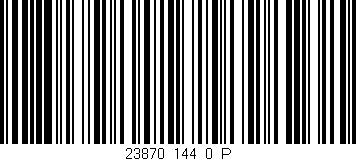 Código de barras (EAN, GTIN, SKU, ISBN): '23870_144_0_P'