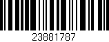 Código de barras (EAN, GTIN, SKU, ISBN): '23881787'