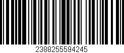 Código de barras (EAN, GTIN, SKU, ISBN): '2388255594245'