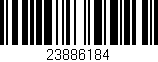 Código de barras (EAN, GTIN, SKU, ISBN): '23886184'