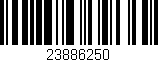 Código de barras (EAN, GTIN, SKU, ISBN): '23886250'