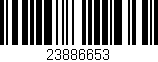 Código de barras (EAN, GTIN, SKU, ISBN): '23886653'