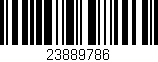 Código de barras (EAN, GTIN, SKU, ISBN): '23889786'
