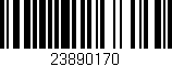 Código de barras (EAN, GTIN, SKU, ISBN): '23890170'