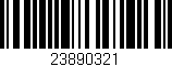 Código de barras (EAN, GTIN, SKU, ISBN): '23890321'