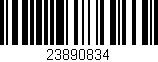 Código de barras (EAN, GTIN, SKU, ISBN): '23890834'