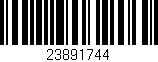 Código de barras (EAN, GTIN, SKU, ISBN): '23891744'