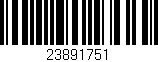 Código de barras (EAN, GTIN, SKU, ISBN): '23891751'