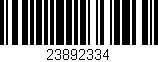Código de barras (EAN, GTIN, SKU, ISBN): '23892334'