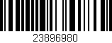 Código de barras (EAN, GTIN, SKU, ISBN): '23896980'