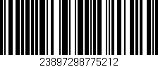 Código de barras (EAN, GTIN, SKU, ISBN): '23897298775212'