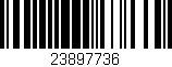 Código de barras (EAN, GTIN, SKU, ISBN): '23897736'
