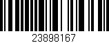 Código de barras (EAN, GTIN, SKU, ISBN): '23898167'
