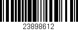 Código de barras (EAN, GTIN, SKU, ISBN): '23898612'