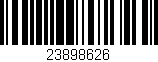 Código de barras (EAN, GTIN, SKU, ISBN): '23898626'