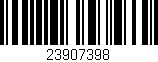 Código de barras (EAN, GTIN, SKU, ISBN): '23907398'