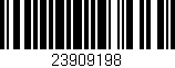 Código de barras (EAN, GTIN, SKU, ISBN): '23909198'