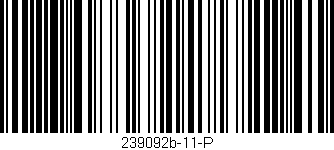 Código de barras (EAN, GTIN, SKU, ISBN): '239092b-11-P'