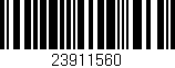 Código de barras (EAN, GTIN, SKU, ISBN): '23911560'