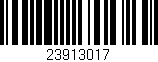 Código de barras (EAN, GTIN, SKU, ISBN): '23913017'