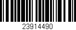 Código de barras (EAN, GTIN, SKU, ISBN): '23914490'