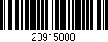 Código de barras (EAN, GTIN, SKU, ISBN): '23915088'