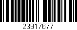 Código de barras (EAN, GTIN, SKU, ISBN): '23917677'