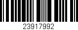 Código de barras (EAN, GTIN, SKU, ISBN): '23917992'